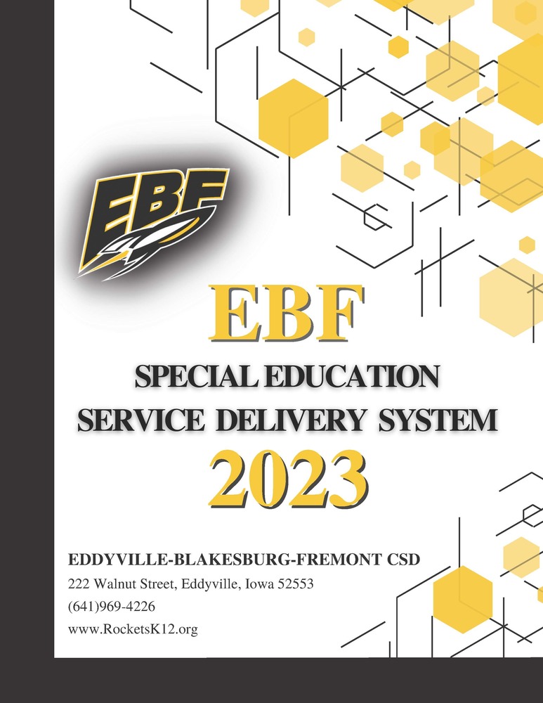 Image of the EBF 2023 Special Education Delivery System Cover Page